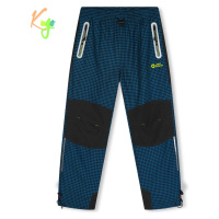 Chlapecké outdoorové kalhoty - KUGO G9658, petrol / signální zipy Barva: Petrol