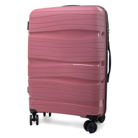 Rogal Růžový prémiový příruční kufr do letadla "Royal" - M (35l)
