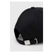 Bavlněná baseballová čepice EA7 Emporio Armani černá barva, s potiskem