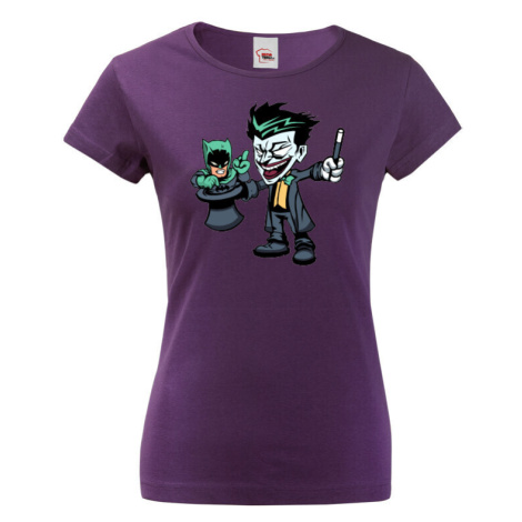 Dámské tričko Joker kouzelník -  tričko pro milovníky humoru a filmů BezvaTriko