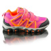 Růžové dívčí outdoorové softshellové boty Nelson