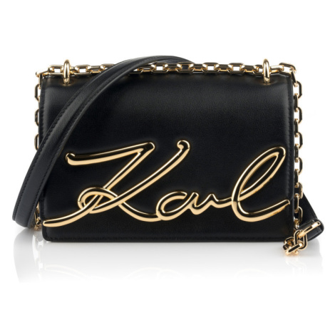 Kabelka karl lagerfeld k/signature sm shoulderbag černá