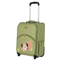 Zelený dětský kufr Travelite Youngster 2w Dog