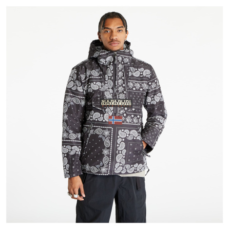 NAPAPIJRI Rainforest Regular Fit Half-Zip Jacket Black Aop