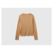 Benetton, Long Sleeve Sweater In Silk Blend