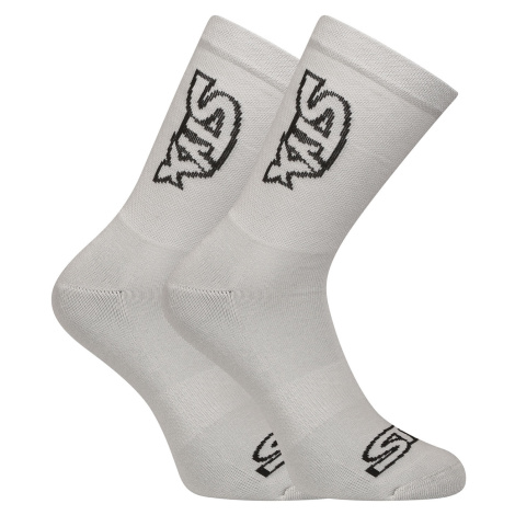 Ponožky Styx vysoké šedé s černým logem (HV1062)