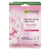 GARNIER Skin Naturals Hydra Bomb Textilní maska Sakura 28 g