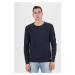 Tommy Jeans Sweater - TJM ORIGINAL CREW NECK SWEATER dark blue