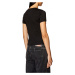 Tričko diesel t-uncutie-long-n17 t-shirt černá