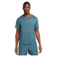 Nike DRI-FIT MILER Pánské běžecké tričko, tmavě zelená, velikost