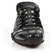 boty kožené dámské - ITALI NEGRO, BOX PLANE - NEW ROCK - M.8122-S5