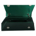 Dámská koženková malá kabelka do ruky Hellera, tmavě zelená