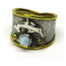 AutorskeSperky.com - Stříbrný prsten s larimarem - S4510