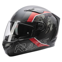 SECA Falcon II Race World Moto přilba černá/červená matná