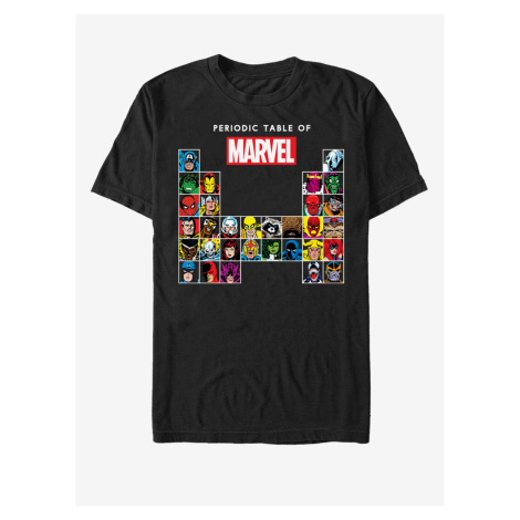 Černé unisex tričko ZOOT.Fan Marvel Periodic Marvel