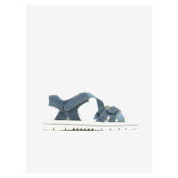 Modré holčičí semišové sandály Richter