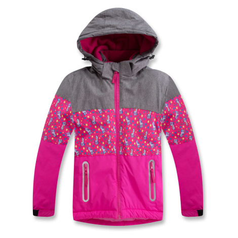 Dívčí zimní bunda - KUGO PB3977, růžová