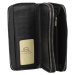 Velká a stylová dámská koženková peněženka Bibiana, černá