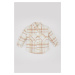 DEFACTO Baby Boy Twill Checkered Long Sleeve Shirt