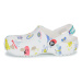 Crocs Classic Doodle Print Clog K Bílá