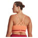 Podprsenka Under Armour Seamless Low Long Bra Orange