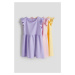 H & M - Žerzejové šaty 3 kusy - fialová