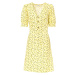 Bonprix BODYFLIRT šaty se vzorem Barva: Žlutá, Mezinárodní