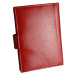 Pánská kožená dokladovka Bellugio Picabo, červená