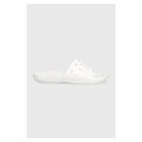 Dětské pantofle Crocs bílá barva