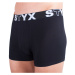 Pánské boxerky Styx sportovní guma nadrozměr černé (R960)