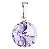 Přívěsek fialový Rivoli se Swarovski Elements Violet 12 mm