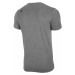 4F-MENS T-SHIRT-NOSH4-TSM003-24M-MIDDLE GREY MELANGE Šedá