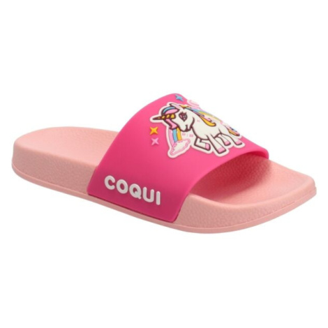 Coqui RUKI UNICORN Dívčí pantofle, růžová, velikost