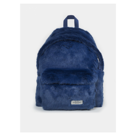 Tmavě modrý batoh z umělého kožíšku Eastpak 24 l