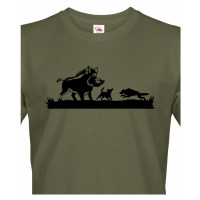 Tričko pro myslivce Lov divokých prasat - ideální dárek k narozeninám