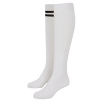 Dámské vysokoškolské ponožky 2-balení bílé