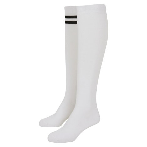 Dámské vysokoškolské ponožky 2-balení bílé Urban Classics