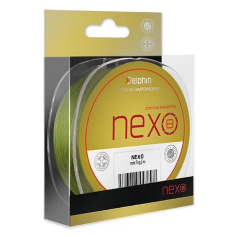 Delphin Šňůra Nexo 8 green - 0,08mm 11lbs 1300m