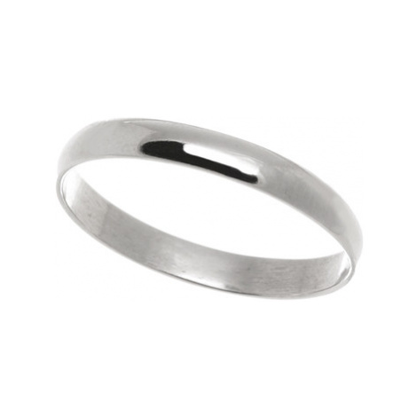 Stříbrný prsten hladký kroužek STRP0328F