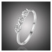 Victoria Filippi Pozlacený prsten se zirkony Sebastiani P068/54 Stříbrná