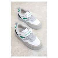 Soho Ice-White-Green Kids Sneaker 19612