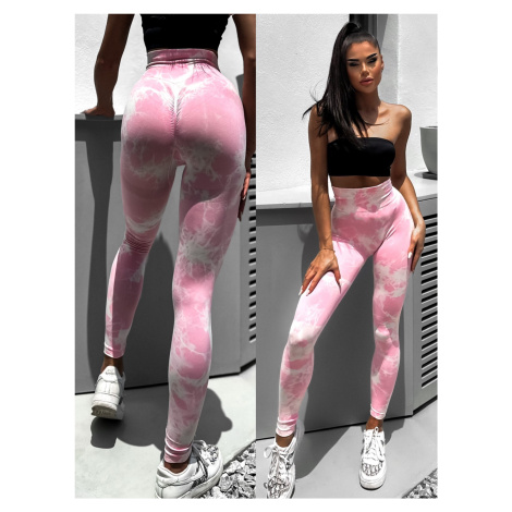 Růžové dámské legíny