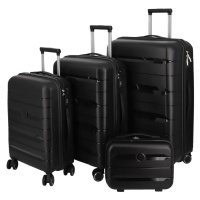 Cestovní plastový kufr Hesol SADA, černá