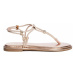 Guess dámské žabky sandály COINE bronzové