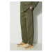 Bavlněné kalhoty Universal Works Fatigue Pant zelená barva, jednoduché, 132.LIGHT.OLIVE