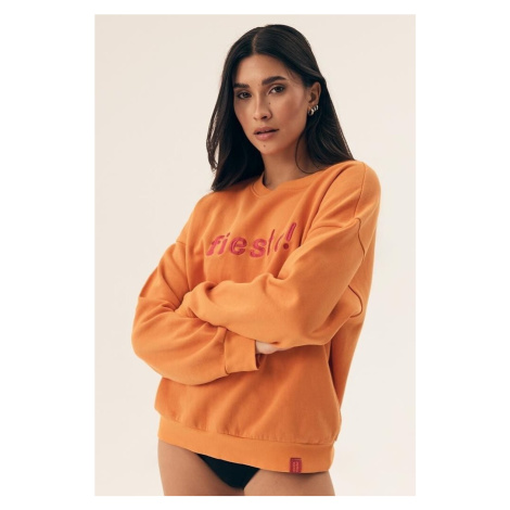 Dámská mikina Henderson Nicte - bavlna Oranžová