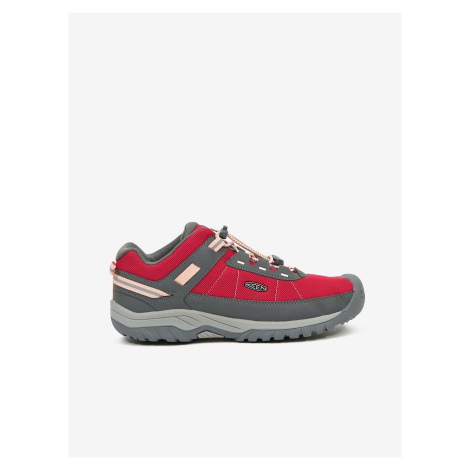 Šedo-červené dámské outdoorové boty Keen Targhee Sport