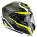 AIROH Storm Soldier STSO38 helma integrální bílá/šedá/žlutá