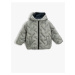Koton Inflatable Coat Hooded Quilted