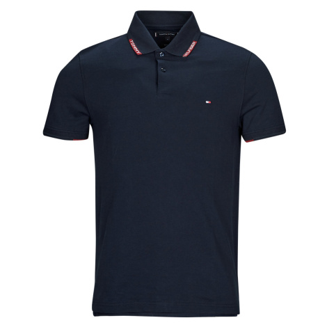 Tommy Hilfiger COLLAR PLACEMENT REG POLO Tmavě modrá